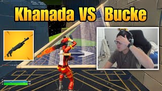 Khanada VS Bucke 1v1 Zone Wars Wager Fights [upl. by Anital594]