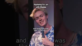 Applying for uni with Malala standupcomedy [upl. by Steere]