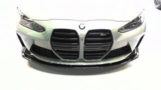 2022 BMW M3 Front Splitter Install  Maxton Designs [upl. by Yael52]