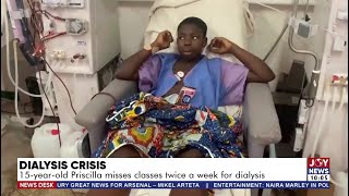 Dialysis Crisis 15yearold Priscilla misses classes twice a week for dialysis  News Desk [upl. by Andryc]