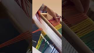 Warping a rigid heddle loom weaving warping rigidheddleloom handweaving rigidheddleweaving [upl. by Dorelle]