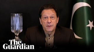 Pakistan’s Imran Khan uses AIcrafted speech to call for votes from prison [upl. by Skiest]