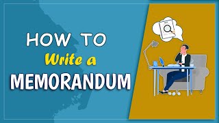 How to Write Memorandum  Step by Step Guide memorandum writing memo [upl. by Esinel]