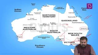 Geography Through Maps  Part 57 Australia [upl. by Junno]