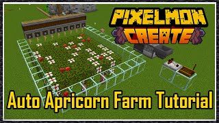 How to Make an Auto Apricorn Farm in Pixelmon X Create Mod Tutorial [upl. by Sirtimid]