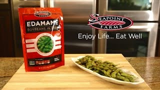 Seapoint Farms Spicy Garlic Chile Edamame Pods Recipe [upl. by Ecnarf]