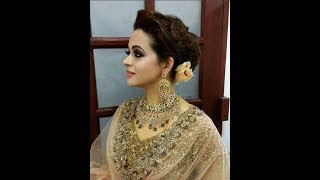 Actress Bhavana Reception Makeup  Reception Look [upl. by Beller49]