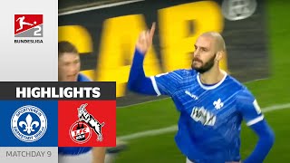 Dominant Darmstadt  SV Darmstadt 98  1 FC Köln 51  Highlights  MD 9  Bundesliga 2 202425 [upl. by Aibun]