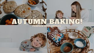 Autumn Baking  Pumpkin Spice Cookies [upl. by Inoliel]