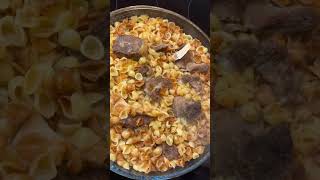 Makarona te skuqura albanianfood subscribe [upl. by Levinson]