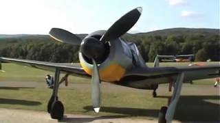 Focke Wulf 190 AWESOME ENGINESOUND [upl. by Gonick]