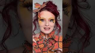 Effie Trinket Hunger Games cosplay Halloween 🧡 halloween makeup [upl. by Oflunra543]