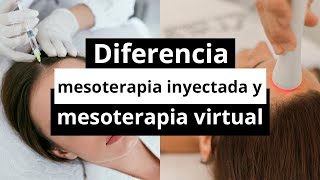 Diferencias entre mesoterapia INYECTADA y mesoterapia VIRTUAL [upl. by Ernaline]