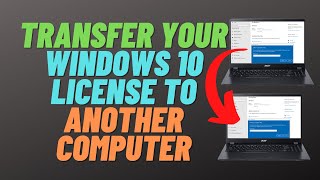 How to Transfer Your Windows 10 License to Another Computer [upl. by Ellingston]