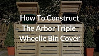 How To Construct the Arbor Triple Bin Store [upl. by Eiba27]