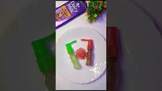 Chocolate spray bottle with tasty jelly amp kinderjoy box popsicle youtubeshorts shortsvideoviral [upl. by Heeley620]