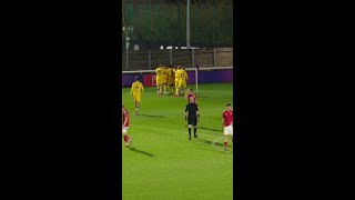 Alfie Cresswell pinpoint freekick for Leeds United U21 lufc [upl. by Bina]