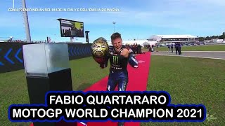 Fabio Quartararo MotoGP World Champion 2021 [upl. by Anilatac802]