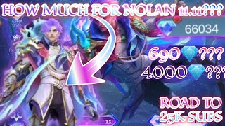 HOW MUCH 💎DIAMONDS FOR NOLAN 1111 SKIN quotTHE NAVIGATORquot IN NEW THE NAVIGATOR 1111 EVENT  MLBB [upl. by Seldon]