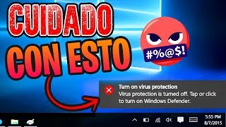 ⚠️ VRUS en Windows 10 y Windows 7 😰  Eliminar Virus FACIL 2019 [upl. by Aianat]