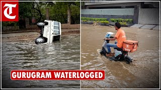 Several industrial residential parts of Gurugram drown in pre monsoon showers A ground report [upl. by Bechler]