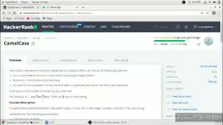 Camel Case Hacker Rank Solution in C programming Language [upl. by Zorina]