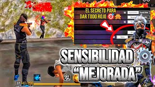 SENSIBILIDAD ⚙️ MEJORADA para pegar todos los TIROS A LA CABEZA EN FREE FIRE NUEVA ACTUALIZACIÓN2024 [upl. by Killie563]