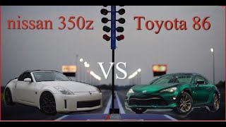 350z VS Toyota 86 SURPRISING RESULTS [upl. by Daryl]