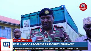 Kitui County Commissioner Gives Update On KCSE ProgressSecurity EnhancedNo Irregularities Reported [upl. by Brandt788]