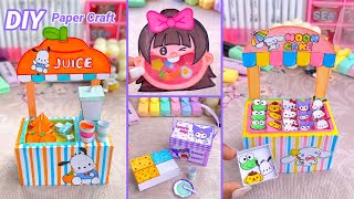 Easy Craft Ideas  DIY Miniature Crafts Idea  Miniature Food Stall  school hacks  Helena’s Craft [upl. by Artemas]