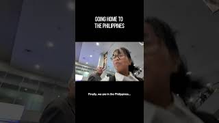 Vlog 3 Im BACK in the Philippines and Its Home Sweet Home shorts [upl. by Shugart]