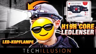 🔥SHORT DIE BESTE STIRNLAMPE der Welt🧐  Ledlenser Kopflampe H19R Core mit Rotlicht Review amp Test [upl. by Cockburn]