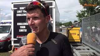 Menno Koolhaas wint Cave Triatlon in Kanne quotEerste keer 100 km fietsenquot [upl. by Thill]