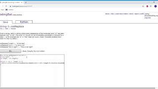 String 3 notReplace Java Tutorial  codingbatcom [upl. by Hasina]