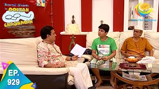 Taarak Mehta Ka Ooltah Chashmah  Episode 929  Full Episode [upl. by Odilo]