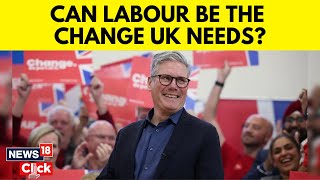 UK Elections 2024  Labour Party Tipped For Landslide Win As UK Votes In Historic Polls  N18G [upl. by Grae]