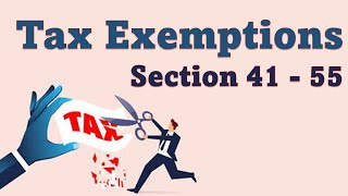 CAF2  Tax Exemptions  Section 41  55 [upl. by Akissej]