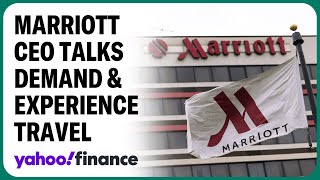 Marriott CEO on travel demand We continue to see strength in leisure travel [upl. by Barbur]