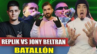 REPLIK VS JONY BELTRAN REACCION DE LETRA MERCENARIO Y GAVYRIA 😂 FMSMÉXICO 2023 J7  UR [upl. by Greeson]