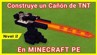 Construye un cañon de TNT Nivel 2 en Minecraft [upl. by Siraf300]