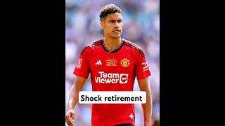 Raphael Varane retiring from Football varane raphaelvarane realmadrid como manchesterunited [upl. by Langelo589]