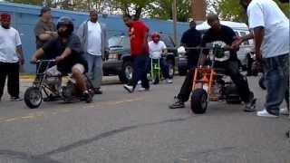 Super Fast Mini Bikes Detroit [upl. by Ahsinyd]