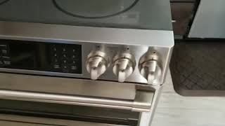 Replace Glass Top on a GE Cafe induction rangestoveoven [upl. by Oyam]