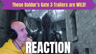 Baldurs Gate 3 trailers BLIND REACTION [upl. by Tabber]