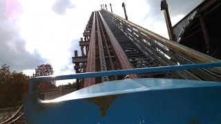 Twisted Timbers at Kings Dominion Front Row HD POV [upl. by Dannel]