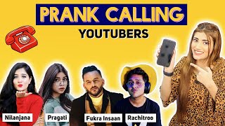 PRANK CALLING Youtube FRIENDS ☎️ Gone Too Funny  SAMREEN ALI [upl. by Zebaj]