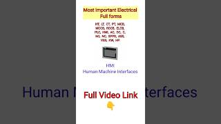 plc full form  hmi full form shortsfeed plc hmi ytshorts [upl. by Tsew]