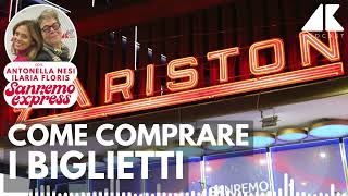 Dove come e quando comprare i biglietti per il Festival  Sanremo 2024  Podcast [upl. by Hittel]