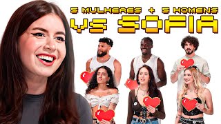 5 MULHERES  5 HOMENS vs SOFIA SANTINO ft DOARDA E CICLOPIN [upl. by Adeehsar]