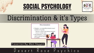 Discrimination in social psychology  Discrimination in Urdu amp Hindi  Types of Discrimination [upl. by Oisorbma425]